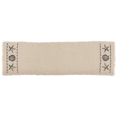 Sandy Creme Burlap Runner 13x48 VHC Brands - The Fox Decor